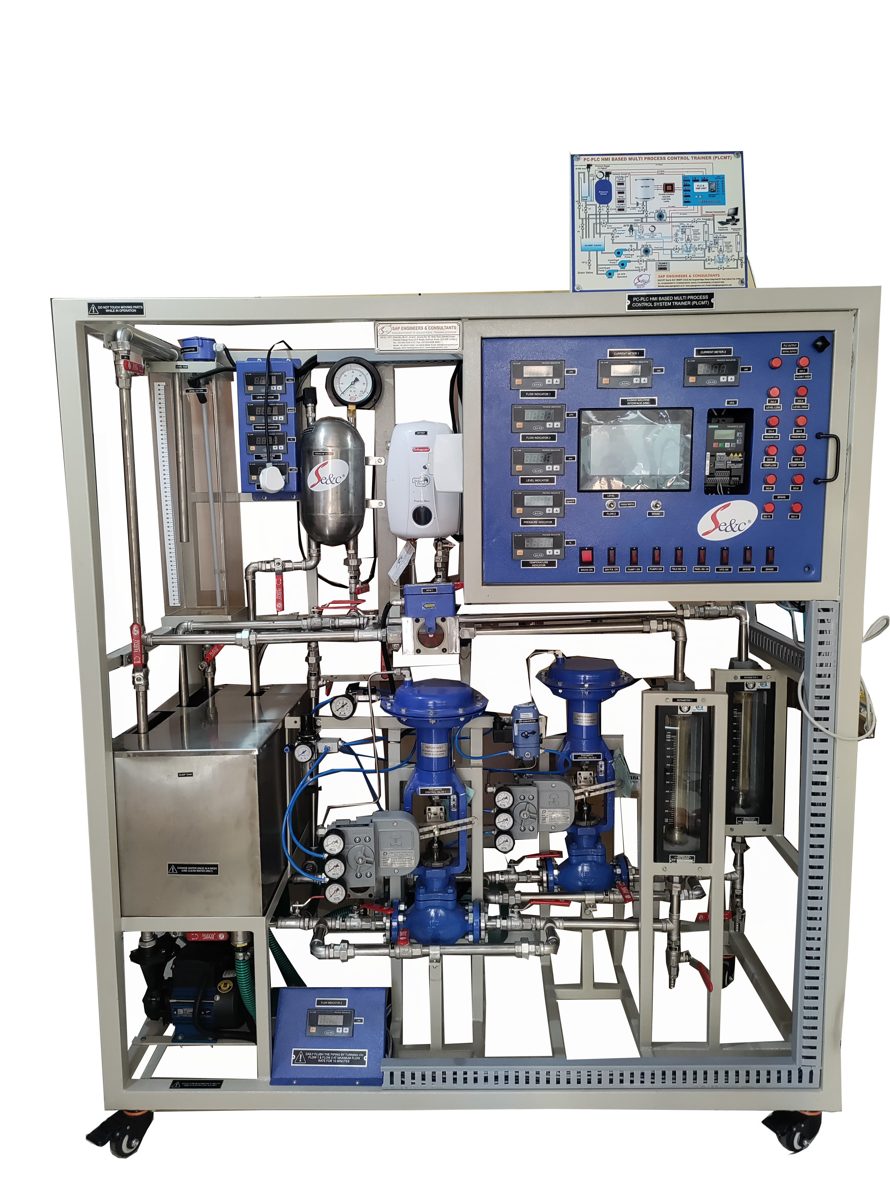 Pc Plc Based Multi Process Control System Trainer